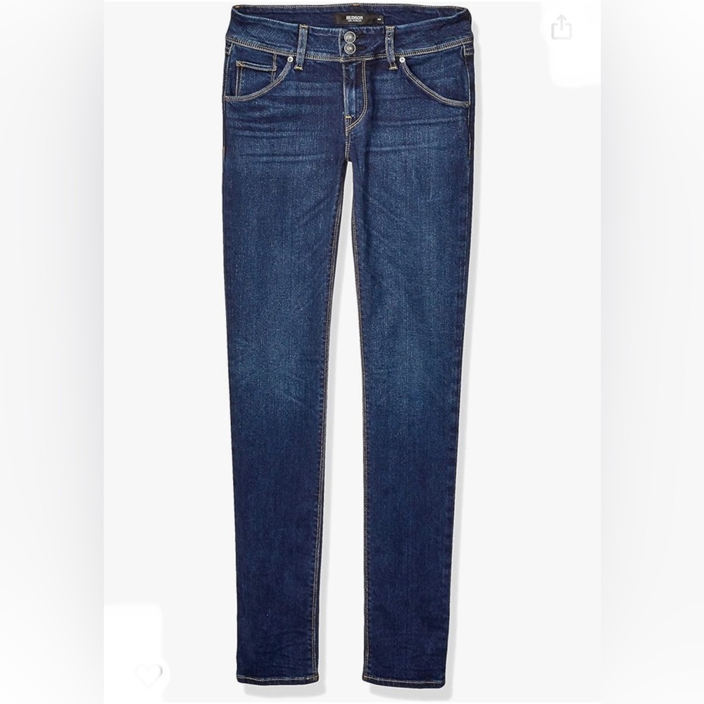 Hudson Collin Midrise Skinny 12" Leg Color: GLZ Size 29